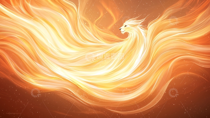 高清大图下载【趣麦麦图】火焰凤凰高清图片