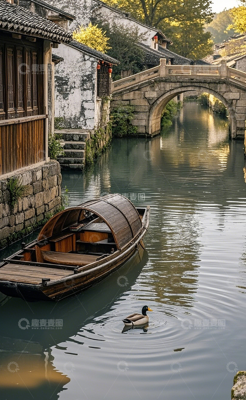 高清大图下载【趣麦麦图】古镇风光5