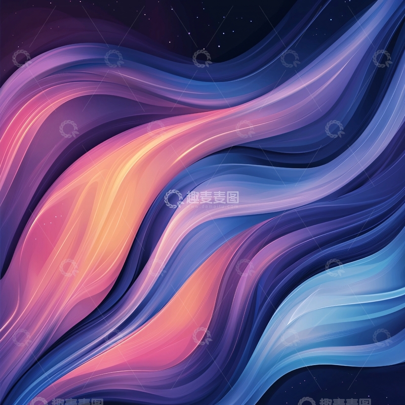 高清大图下载【趣麦麦图】流体渐变抽象背景