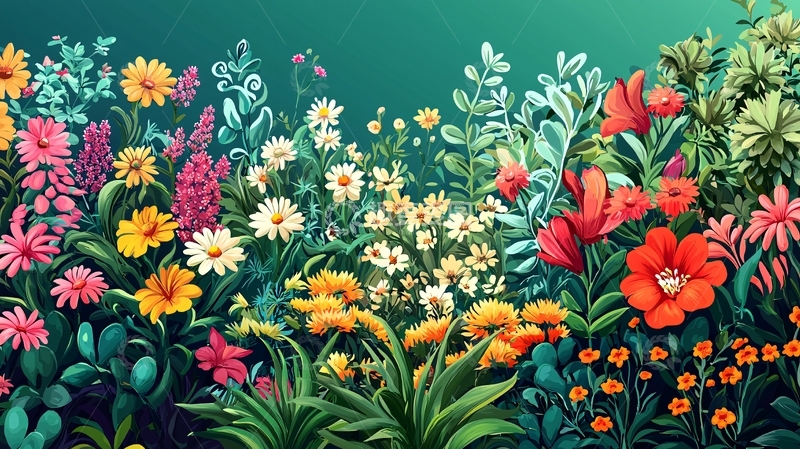 高清大图下载【趣麦麦图】繁花盛开高清图片