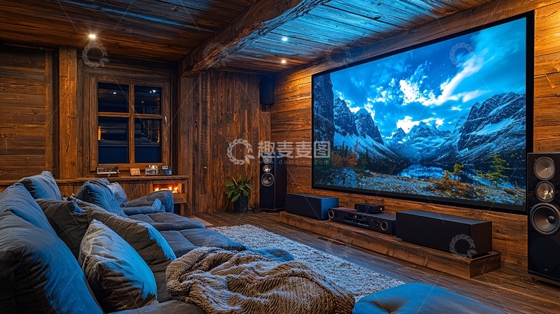 高清大图下载【趣麦麦图】家庭影院高清图片
