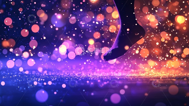 高清大图下载【趣麦麦图】璀璨星光舞动脚尖