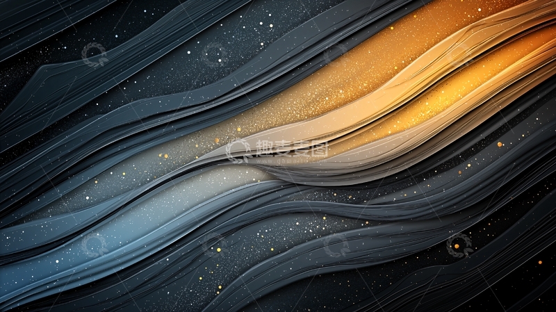 高清大图下载【趣麦麦图】流动曲线高清图片