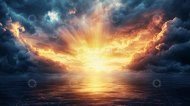 高清大图下载【趣麦麦图】壮丽的天空云海