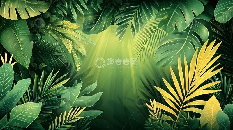 高清大图下载【趣麦麦图】热带植物高清图片