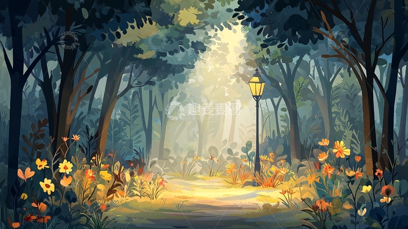 高清大图下载【趣麦麦图】童话森林高清图片