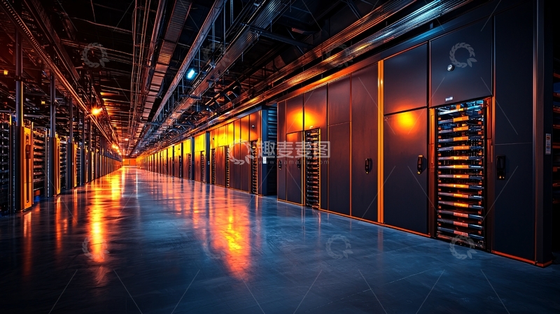 高清大图下载【趣麦麦图】数据中心服务器群
