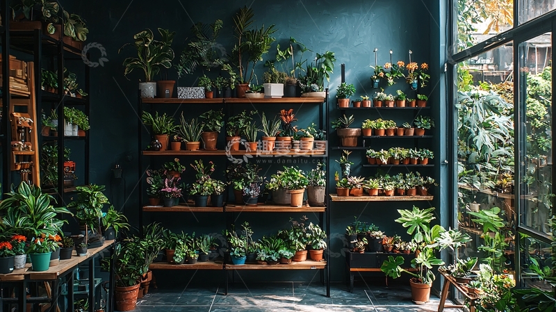 高清大图下载【趣麦麦图】室内植物展示