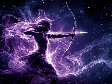 紫光女射手高清图片