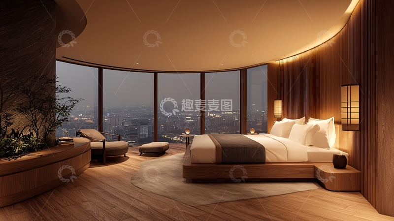 高清大图下载【趣麦麦图】豪华酒店客房