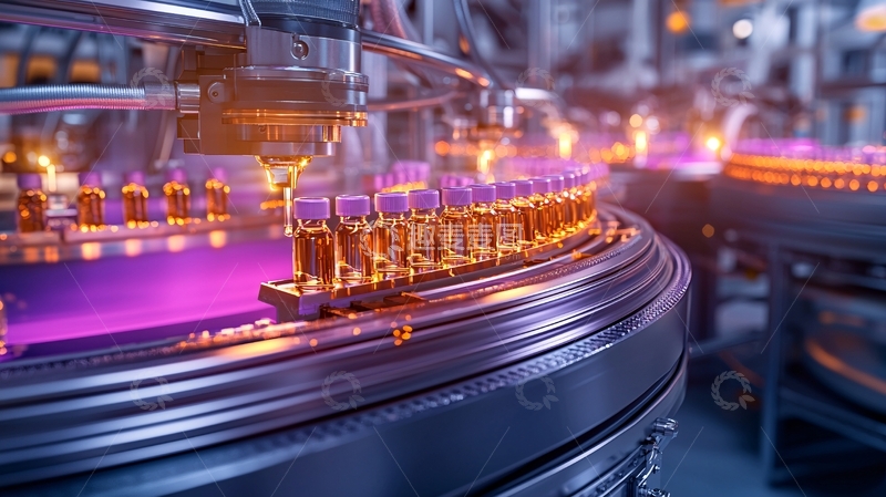 高清大图下载【趣麦麦图】精密仪器生产线