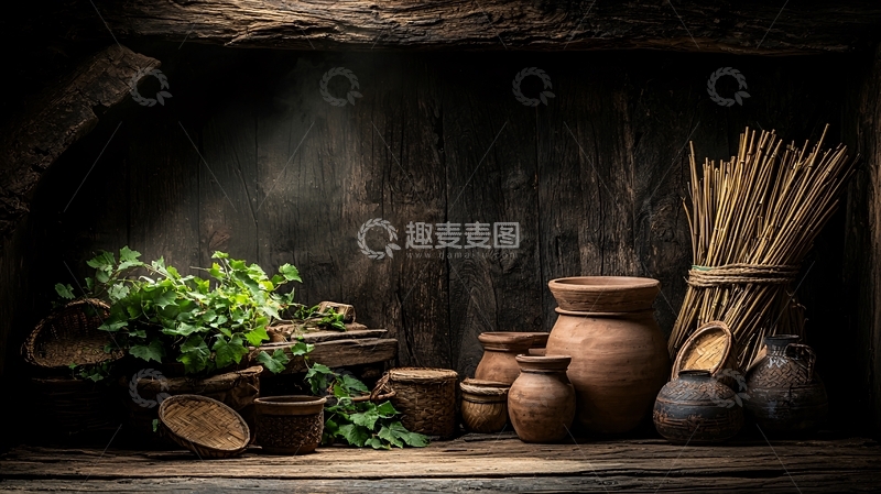 高清大图下载【趣麦麦图】乡村风格静物