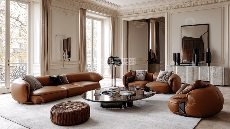 高清大图下载【趣麦麦图】豪华客厅高清图片