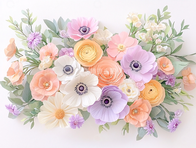高清大图下载【趣麦麦图】淡雅花束高清图片