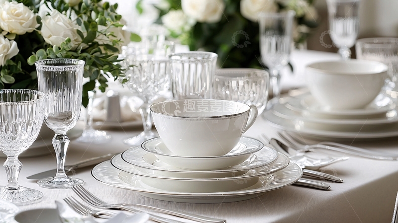 高清大图下载【趣麦麦图】精致餐桌摆设