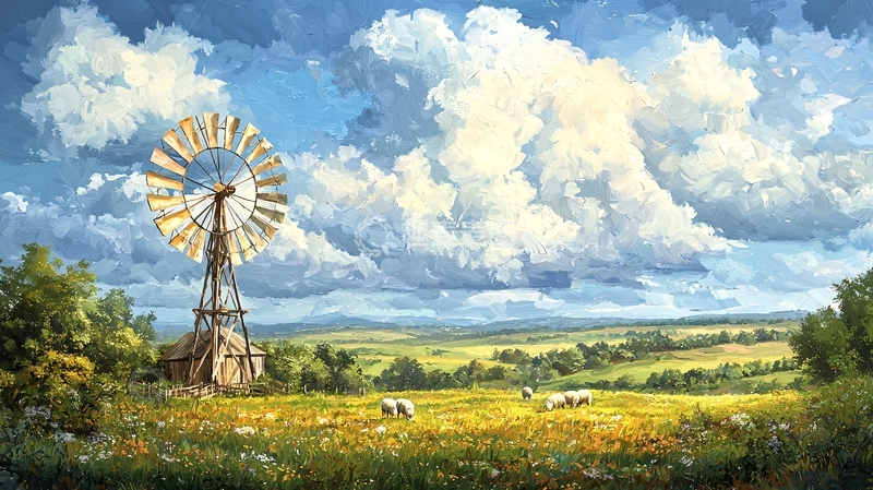 高清大图下载【趣麦麦图】田园风光高清图片