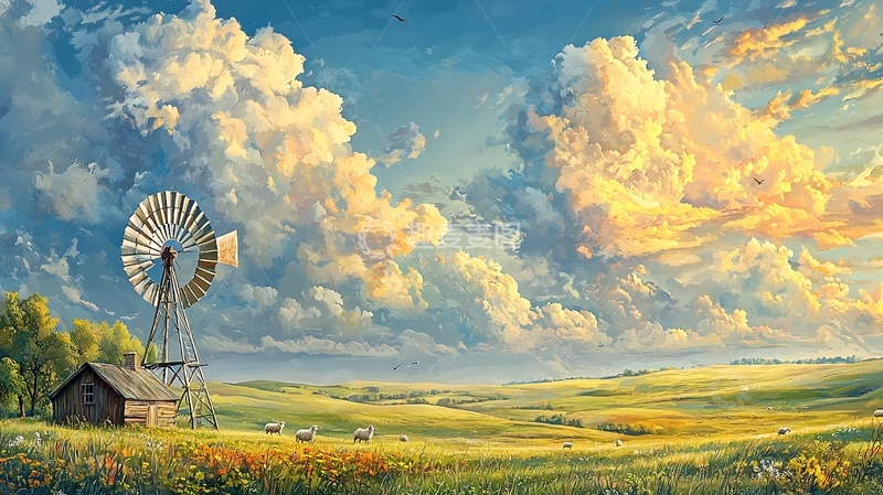 高清大图下载【趣麦麦图】田园风光高清图片