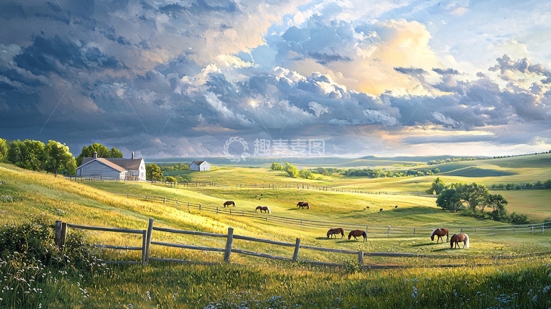 高清大图下载【趣麦麦图】田园风光高清图片