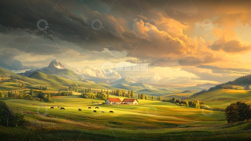 高清大图下载【趣麦麦图】田园风光高清图片