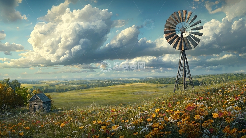 高清大图下载【趣麦麦图】田园风光高清图片