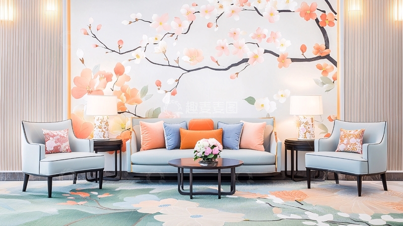 高清大图下载【趣麦麦图】优雅客厅高清图片