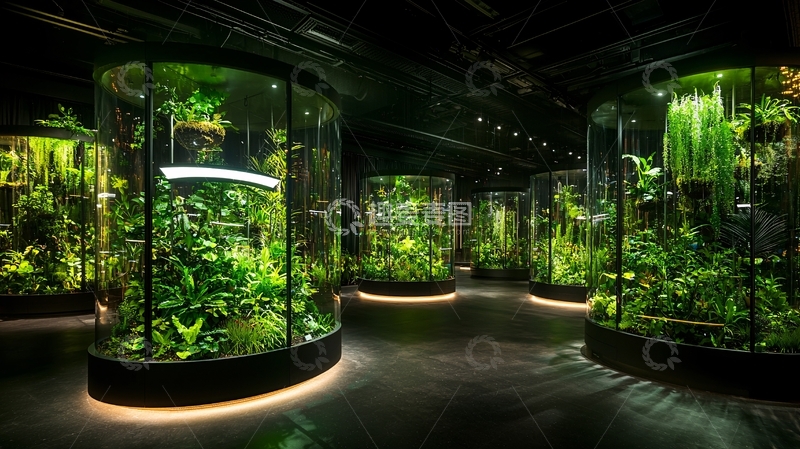 高清大图下载【趣麦麦图】室内植物景观