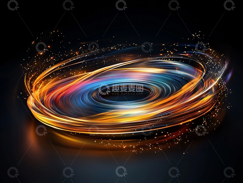 高清大图下载【趣麦麦图】动感光环高清图片