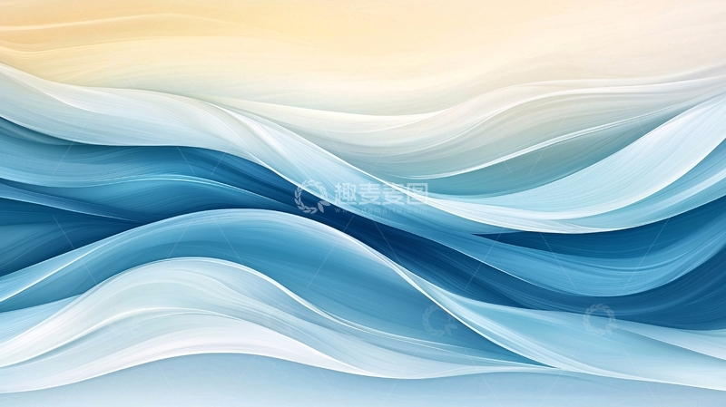 高清大图下载【趣麦麦图】蓝色水波纹背景2