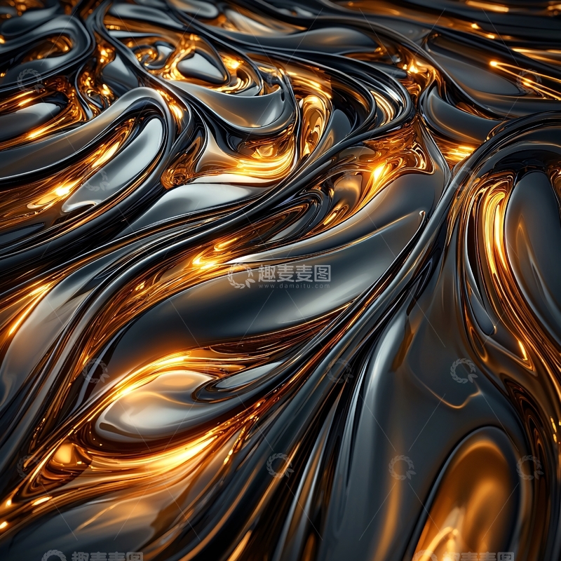 金属光泽流动液体