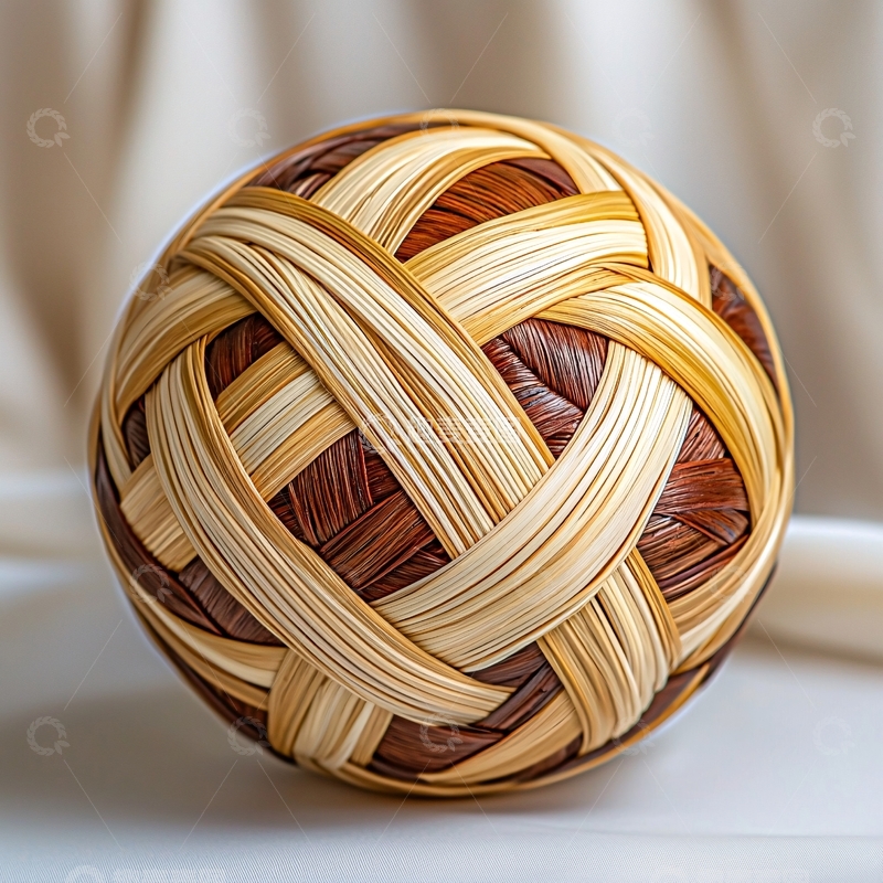 高清大图下载【趣麦麦图】编织球体工艺品