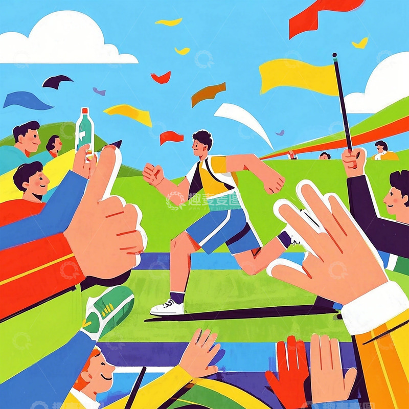 高清大图下载【趣麦麦图】五四青年节1