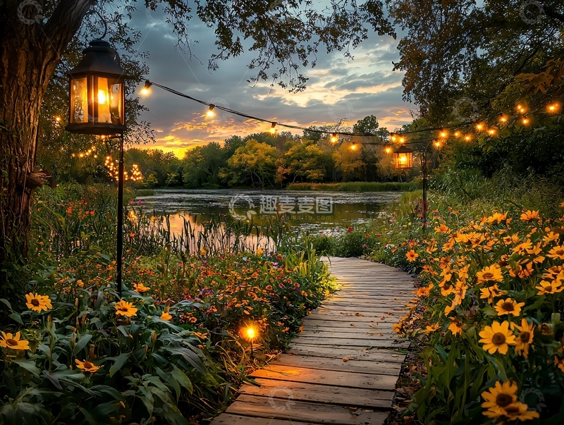 高清大图下载【趣麦麦图】宁静的夜晚高清图片