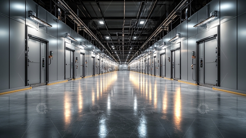 高清大图下载【趣麦麦图】工业风走廊高清图片