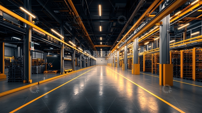 高清大图下载【趣麦麦图】工业风仓库内部场景