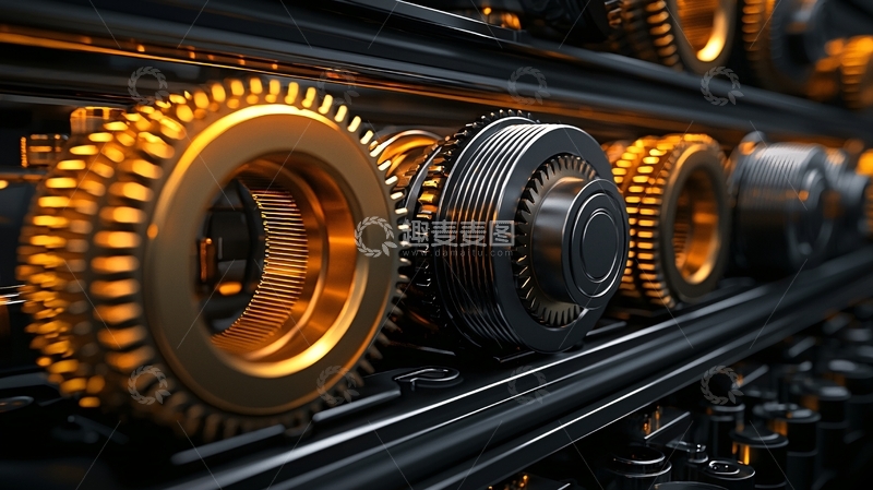 高清大图下载【趣麦麦图】精致齿轮高清图片