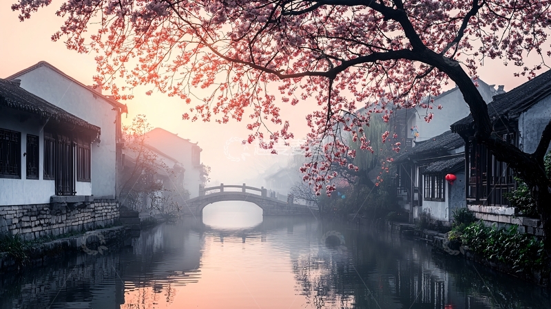 高清大图下载【趣麦麦图】江南水乡高清图片
