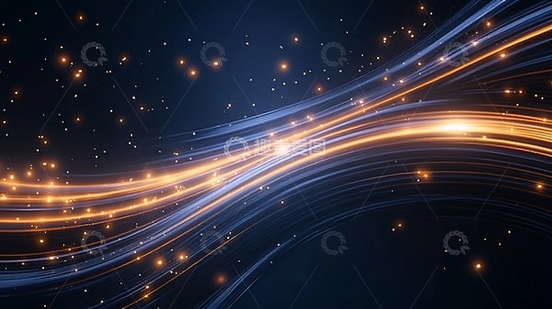 高清大图下载【趣麦麦图】光线流动科技感背景