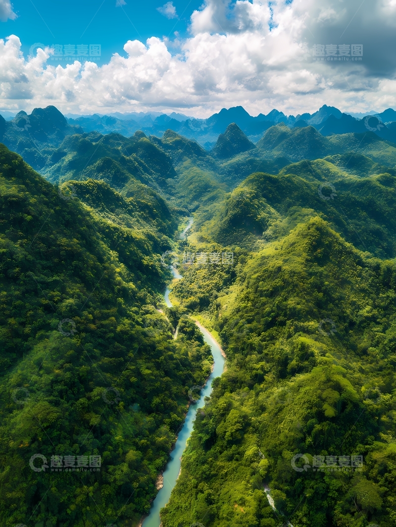 高清大图下载【趣麦麦图】峡谷山川河流5
