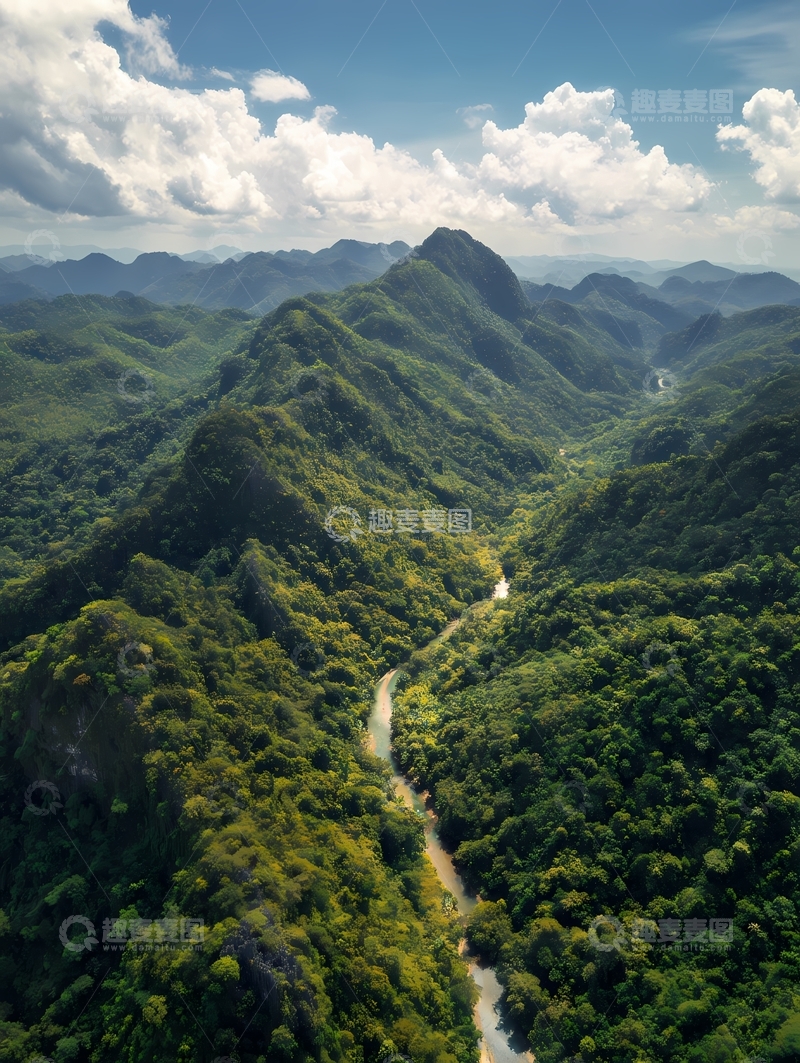高清大图下载【趣麦麦图】峡谷山川河流9
