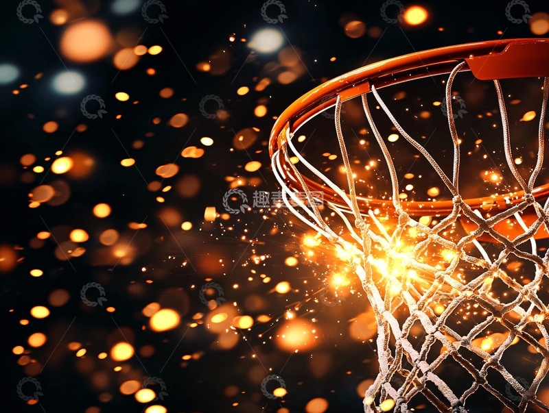 高清大图下载【趣麦麦图】篮球架特写高清图片