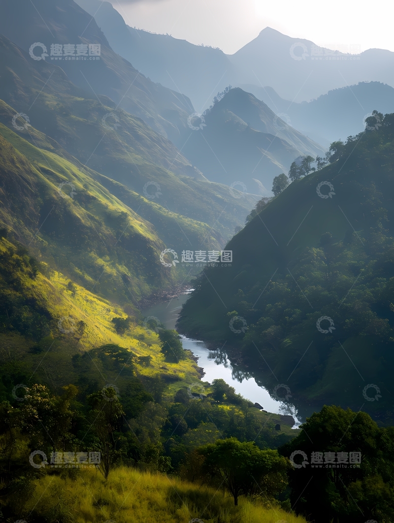 高清大图下载【趣麦麦图】峡谷山川河流10