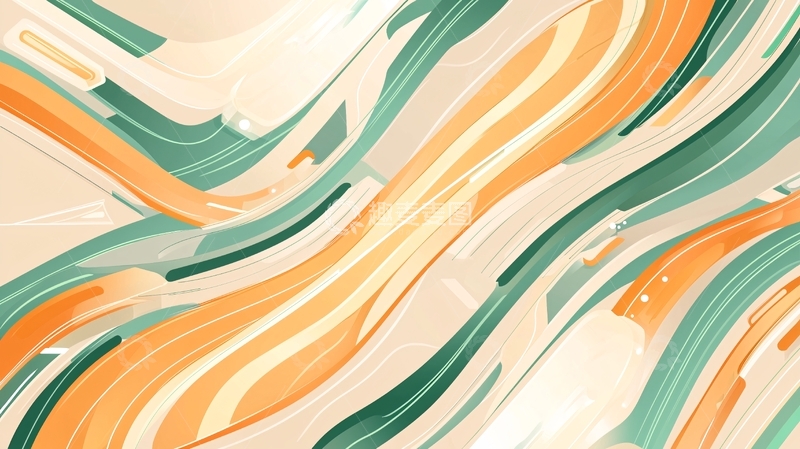 高清大图下载【趣麦麦图】抽象波浪艺术背景