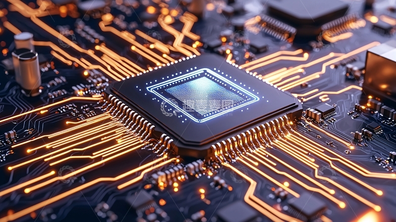 高清大图下载【趣麦麦图】芯片特写高清图片