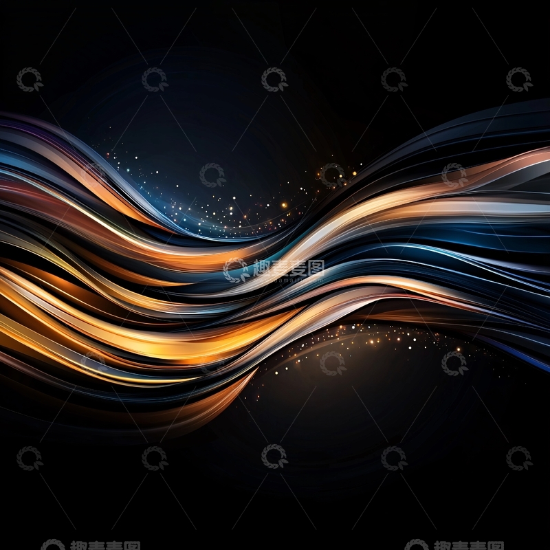 高清大图下载【趣麦麦图】光线流动抽象背景
