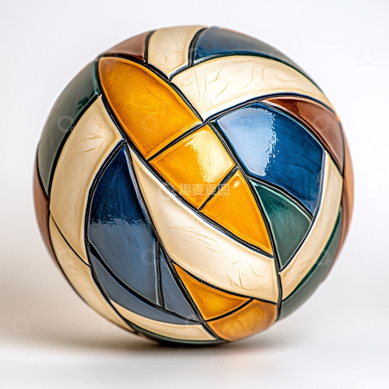 高清大图下载【趣麦麦图】彩色拼接球体