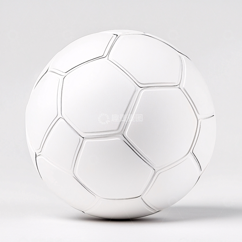 高清大图下载【趣麦麦图】白色足球高清图片