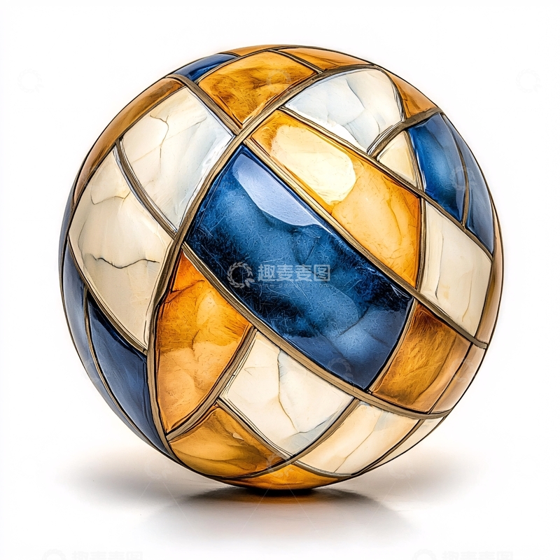 高清大图下载【趣麦麦图】彩色拼接球体