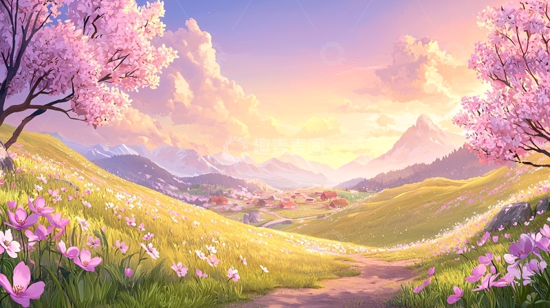 高清大图下载【趣麦麦图】唯美春日风景画
