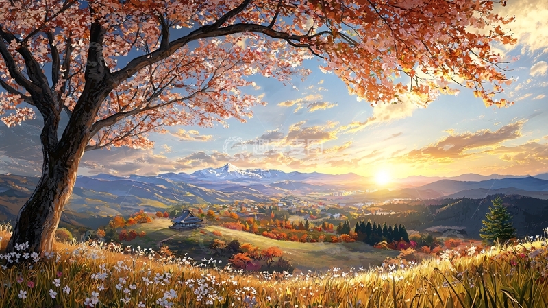 高清大图下载【趣麦麦图】美丽秋景高清图片