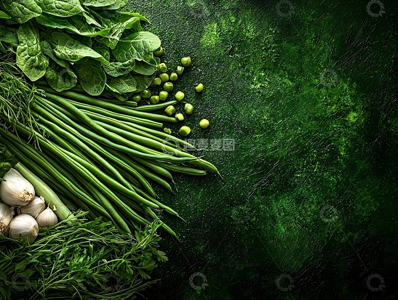 高清大图下载【趣麦麦图】新鲜绿色蔬菜